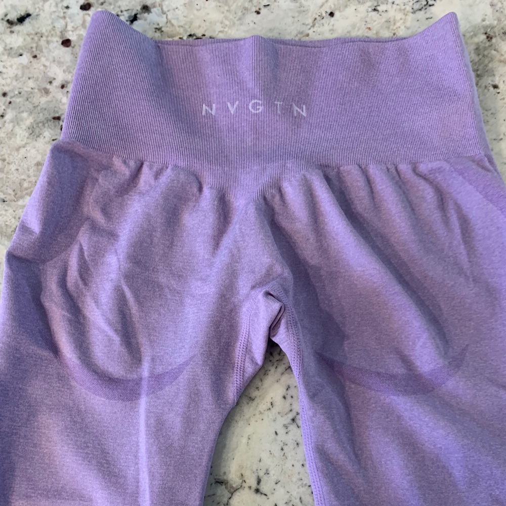 NVGTN full length purple leggings